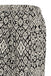 Ichi Linno Linen Mix Cropped Pants- Black diamond