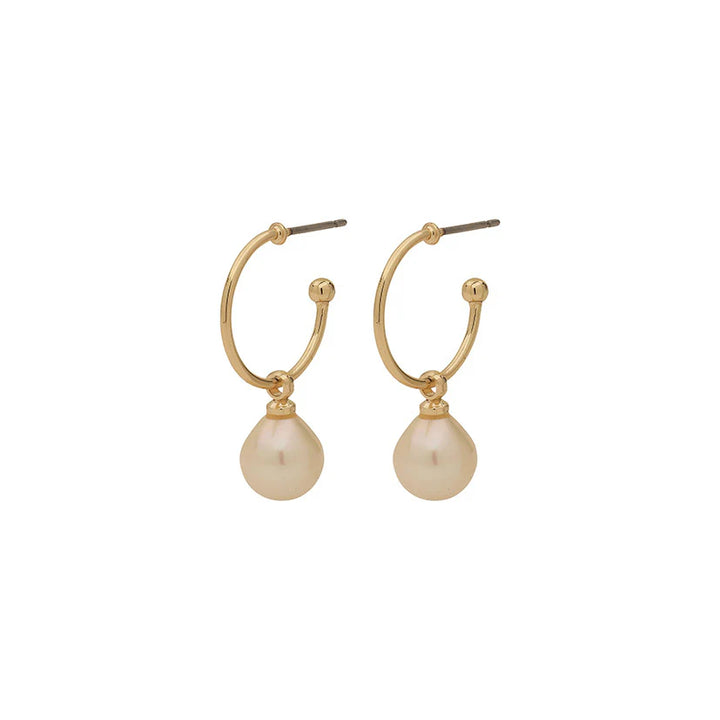 Pilgrim Ella Pearl Earrings, Gold-Plated