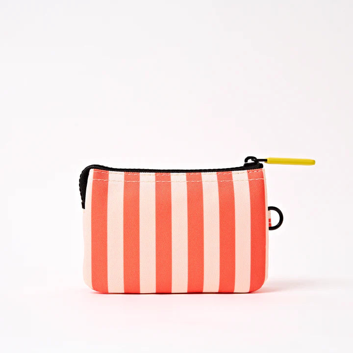 Roka London Carnaby Wallet- Coral Stripe