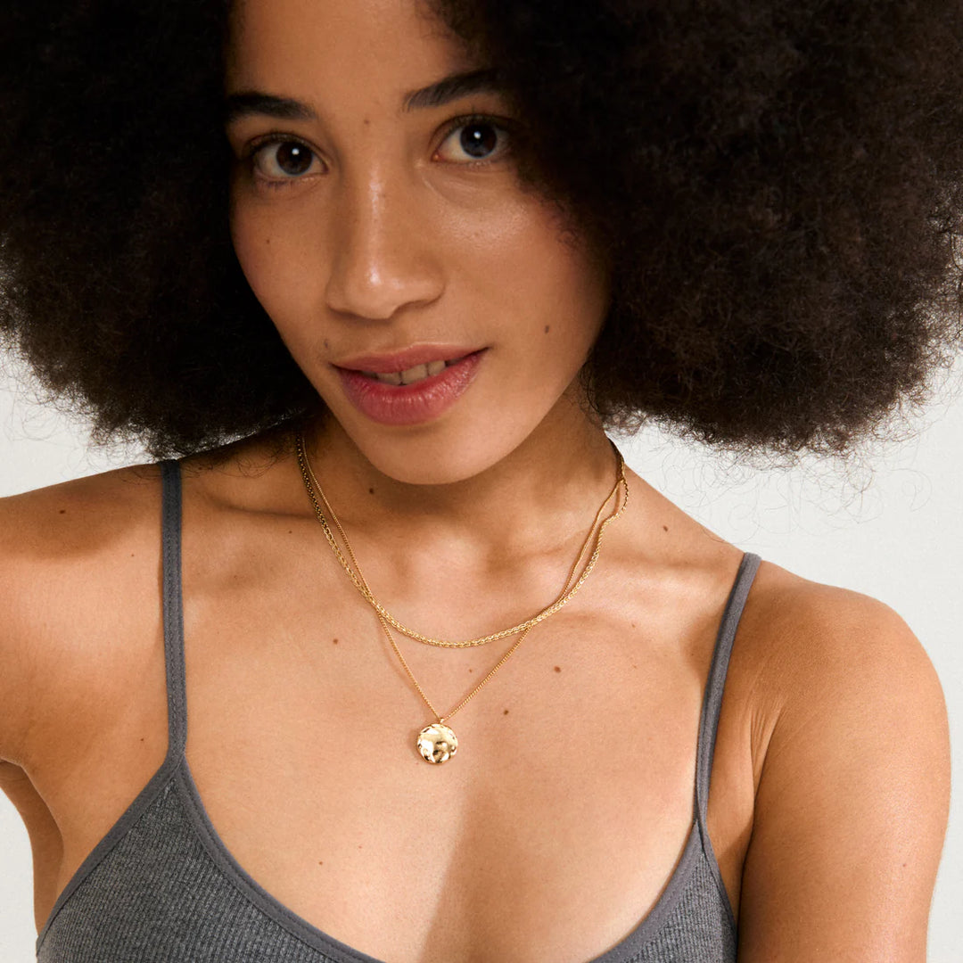 Pilgrim Declan 2-in-1 Set, Stacked Necklace, Gold-Plated