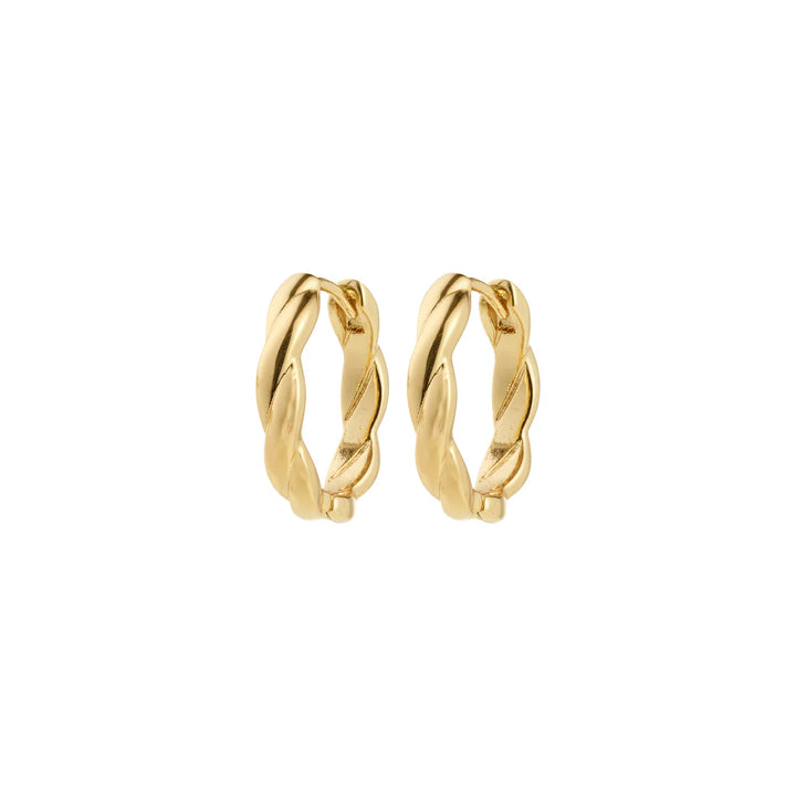 Pilgrim Declan Gold Hoop Earrings, Gold-Plated
