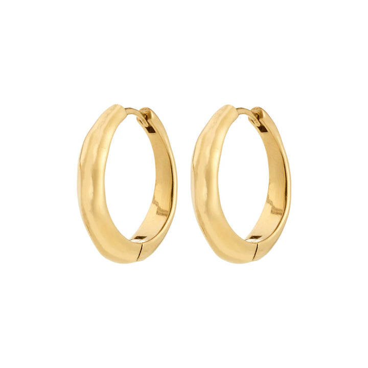 Pilgrim Harrison Hoop Earrings, Gold-Plated