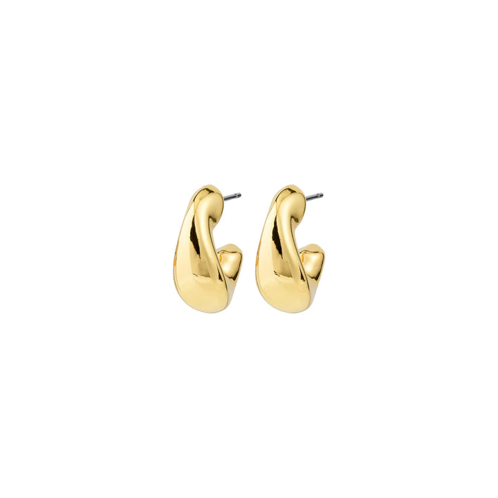Pilgrim Jennnings Hoop Earrings, Gold-Plated