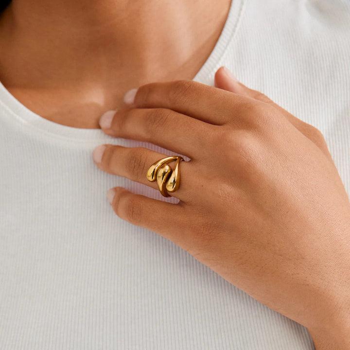 Pilgrim Jennings Ring, Gold-Plated