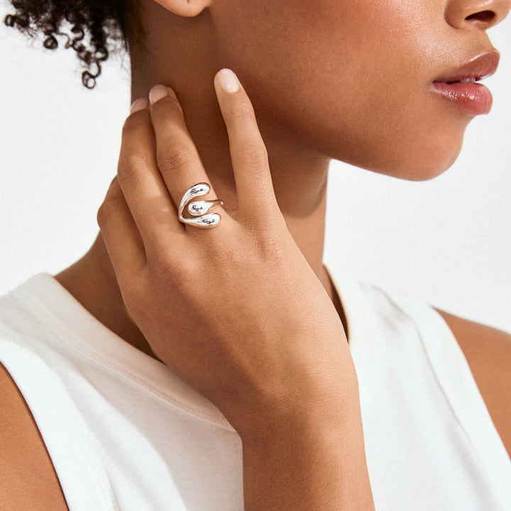 Pilgrim Jennings Ring, Silver-Plated