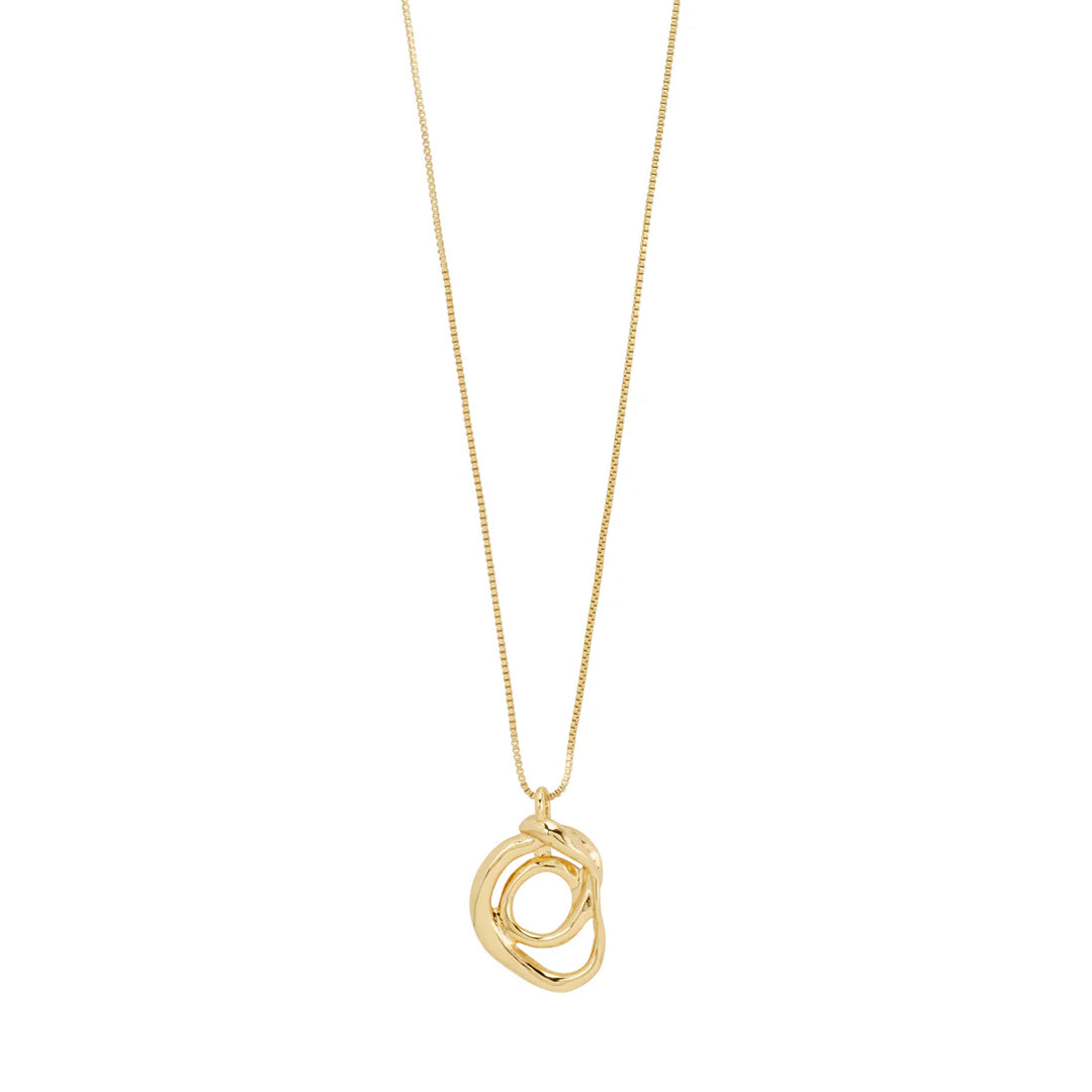 Pilgrim Diego Pendent Necklace, Gold-Plated
