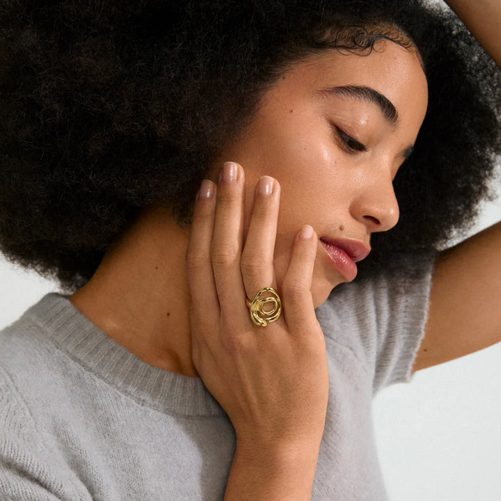 Pilgrim Diego Ring, Gold-Plated