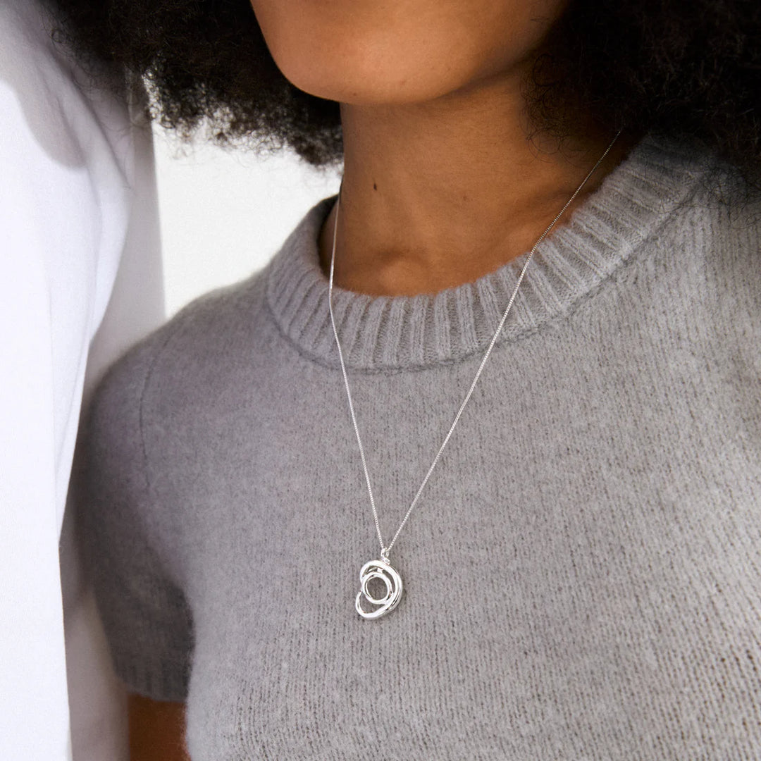 Pilgrim Diego Pendent Necklace, Silver-Plated