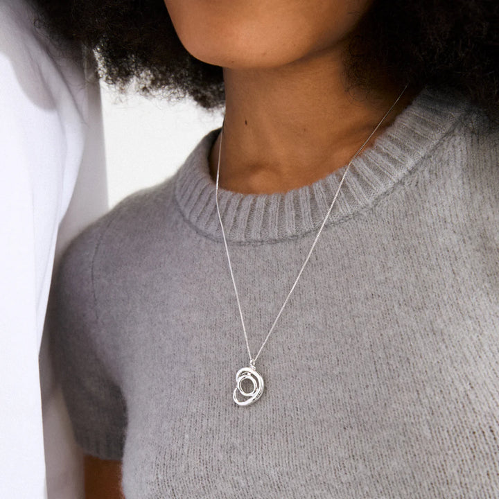 Pilgrim Diego Pendent Necklace, Silver-Plated