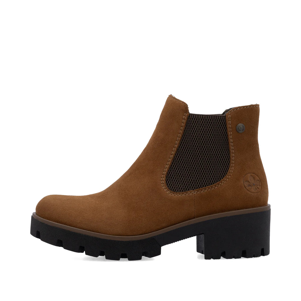Rieker Brown Elsaticated Boots - 79265-22
