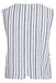 BYoung Falakka Waistcoat- Blue Stripe