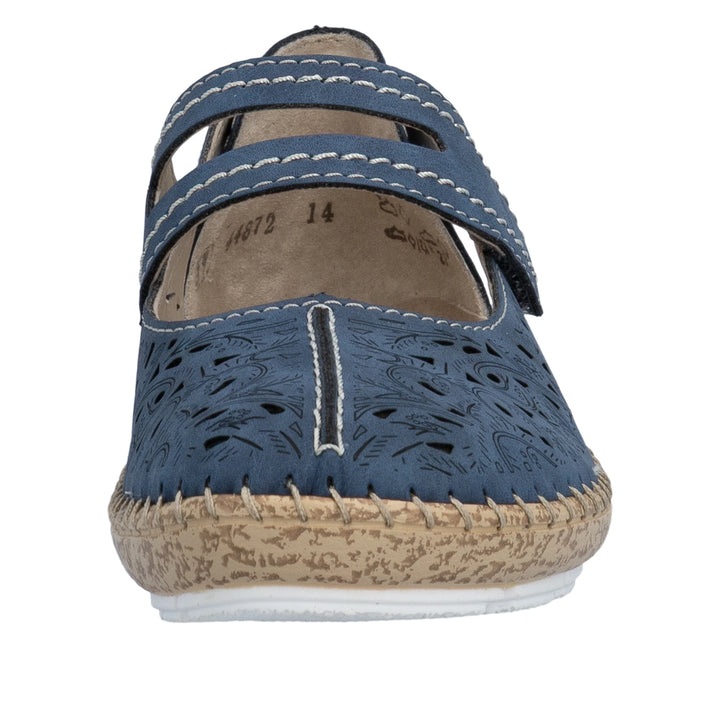 Rieker Women's Mary Jane Shoe - Blue | 44872-14