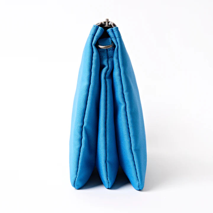 Roka London Carnaby Crossbody Bag- Malibu Blue