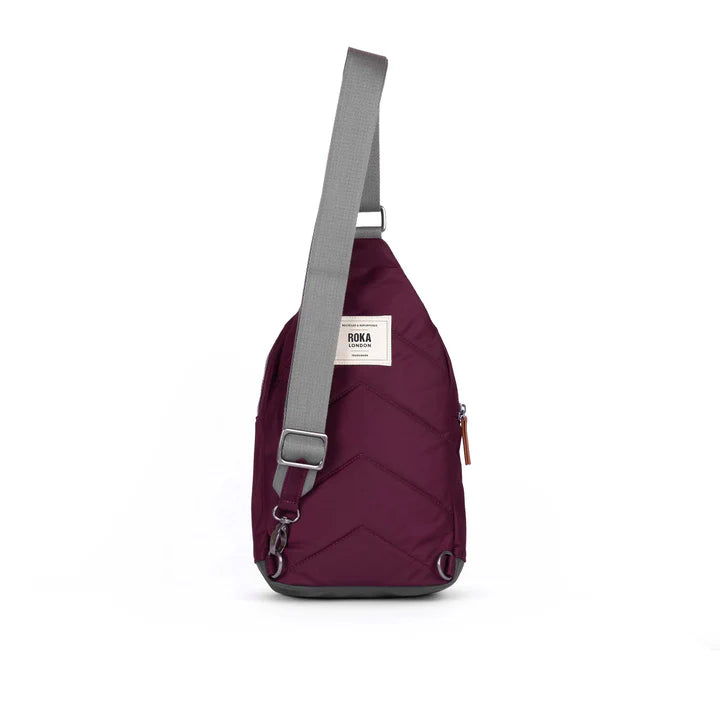 Roka London WillesdenB Sling Bag- Plum