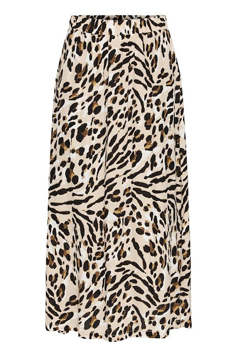Ichi Marrakech Skirt- Caribou Animal