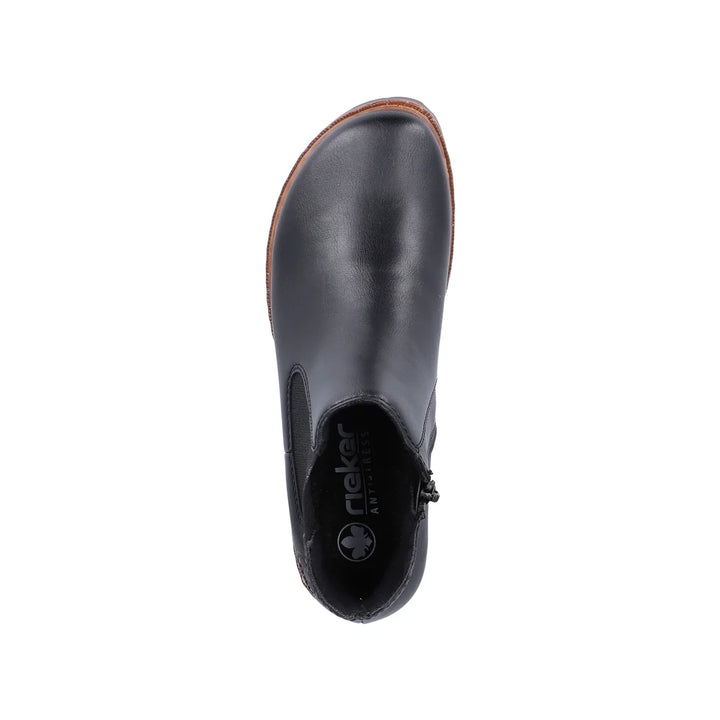 Rieker Chelsea Black Boots