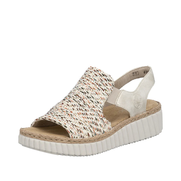 Rieker Woven Sandel's- Beige