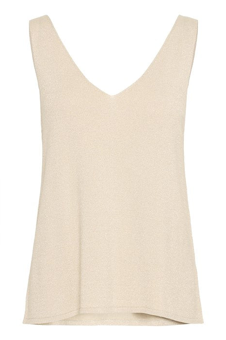 BYoung Mobbe Top- Frosted Almond