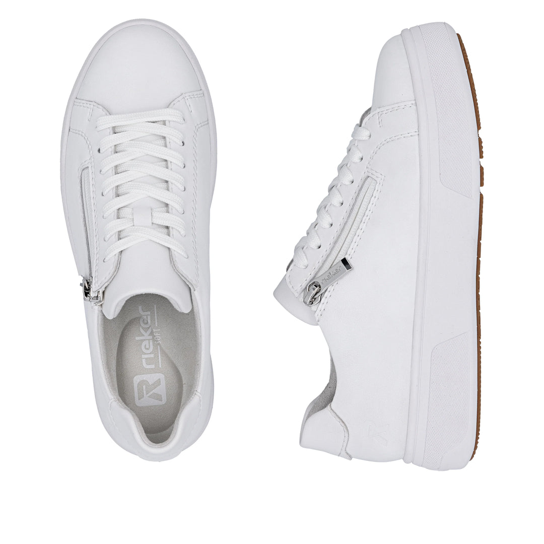 Rieker Women's Trainer - White | M7701-80