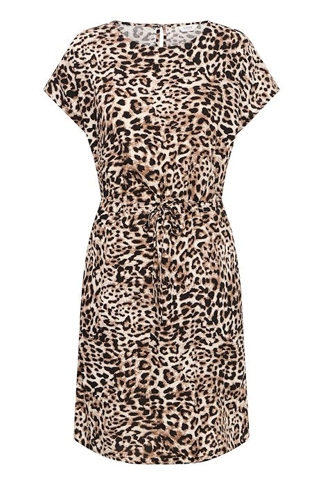 BYoung Mmjoella ONeck Dress- Leopard Print