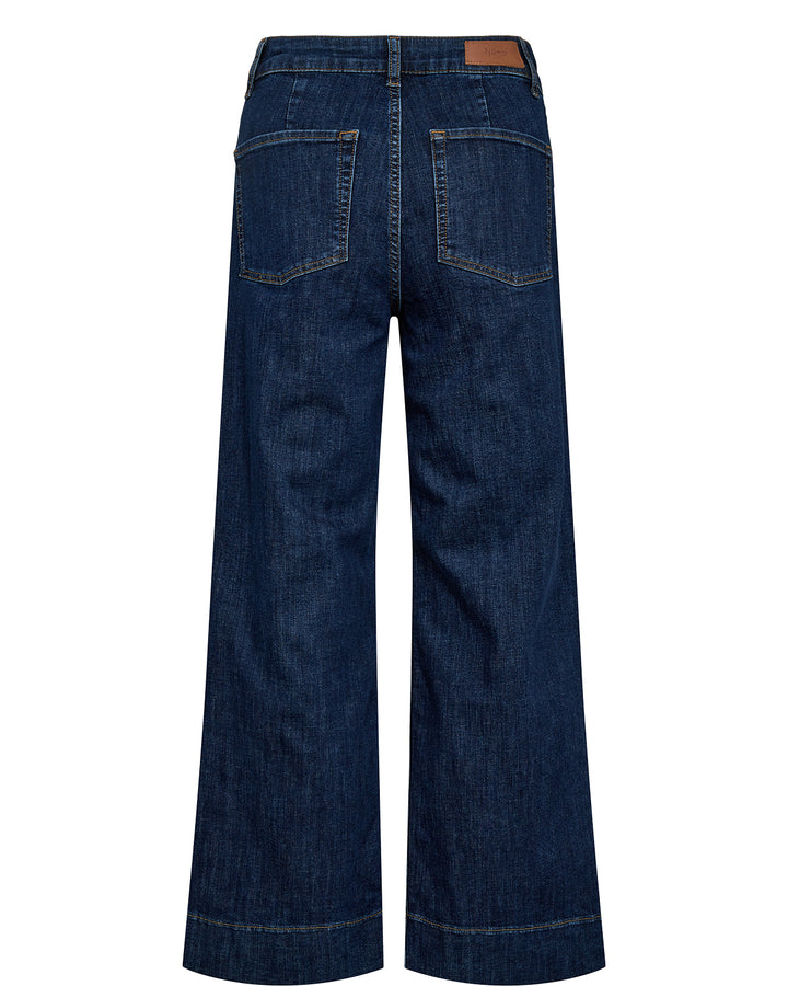 Numph NuParis Dark Blue Paris Cropped Jeans