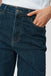 Dark Blue Paris Cropped Jeans