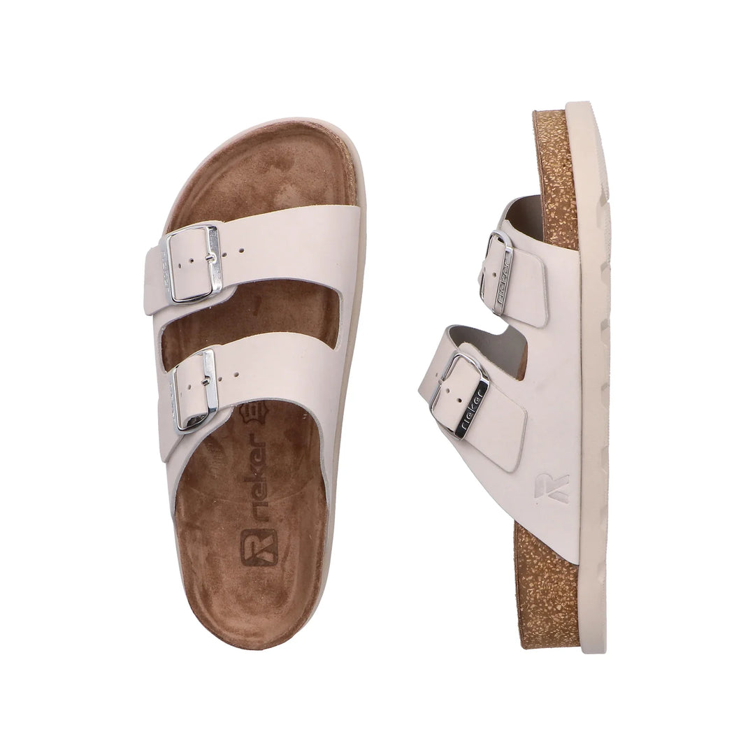 Rieker Mule Sandals- Grey V3190-40