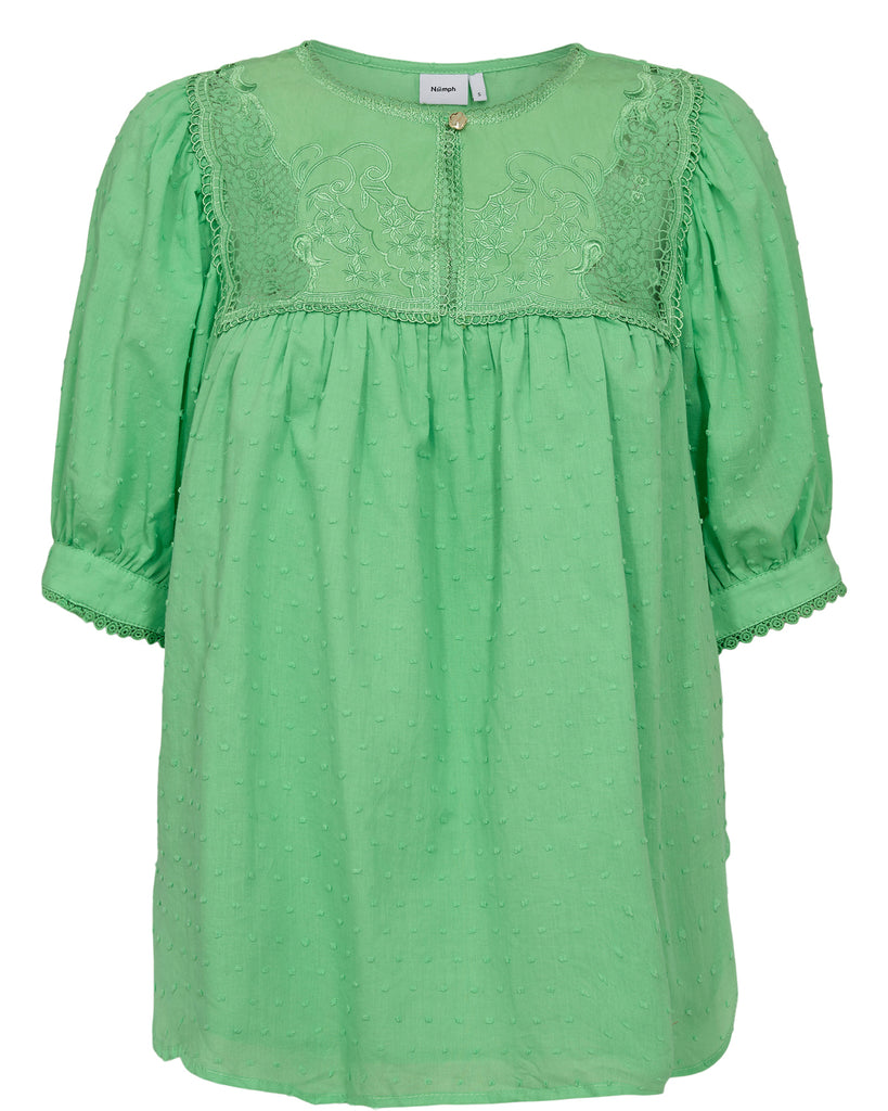 Numph NUGrace Shirt - Summer Green