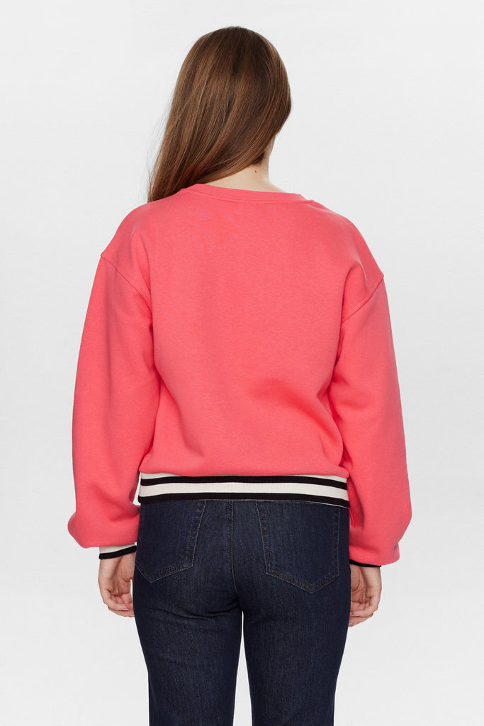 Numph NuAda Sweater- Geranium