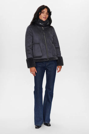 Numph NuElliot Jacket- Pirate Black