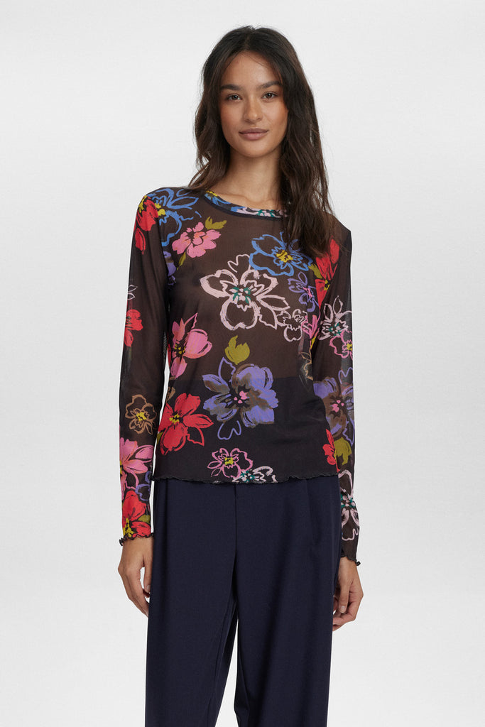 Numph NuMartha Blouse- Caviar