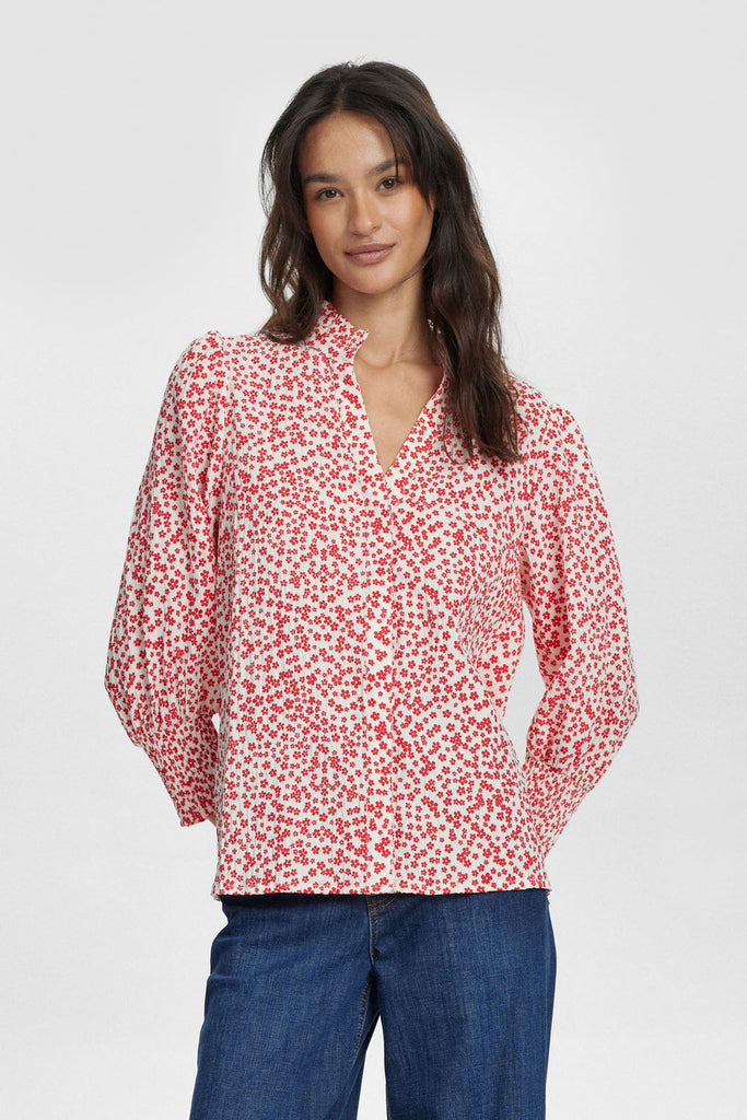 Numph NuIva Shirt- Geranium