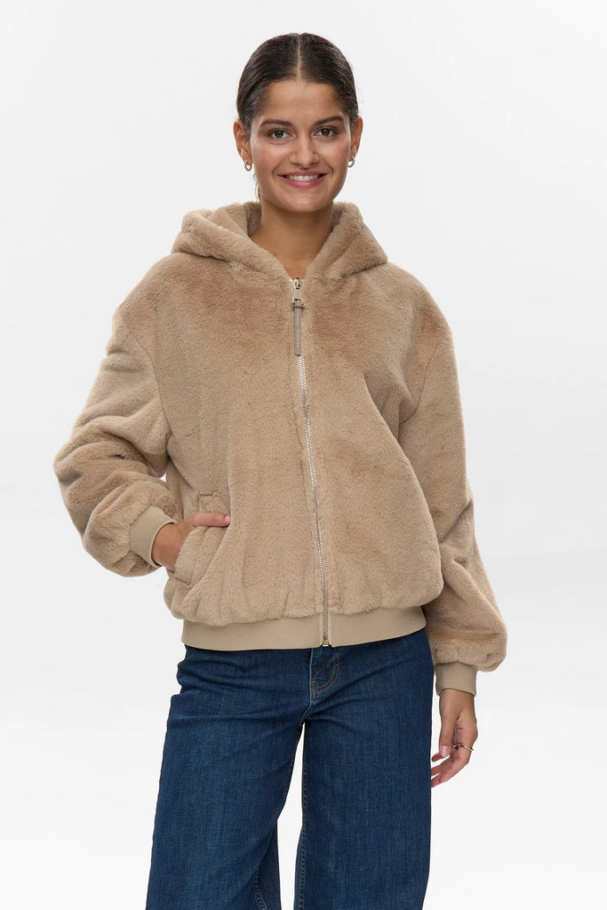 Numph Numouris Jacket 5697 Taupe Gray