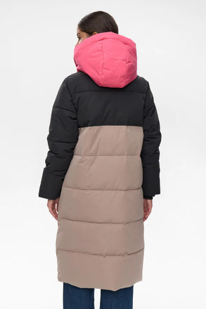 Numph Traine Long Jacket 5697 Taupe Gray