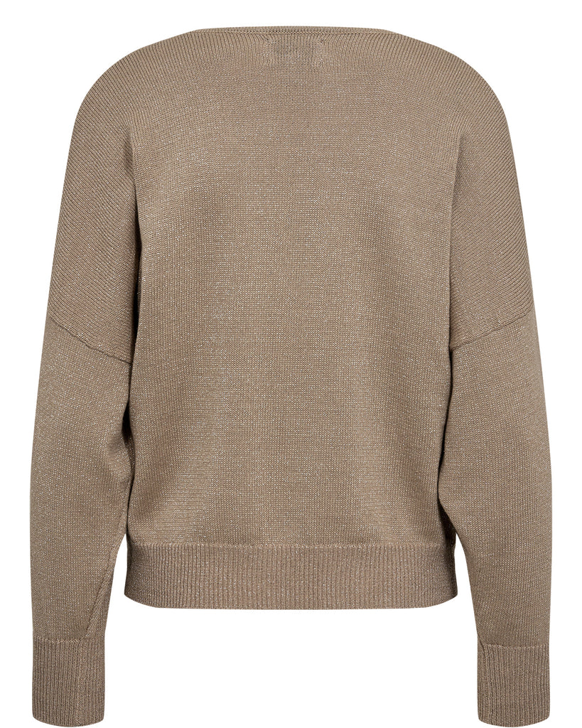 Numph Milray Jumper Taupe Gray