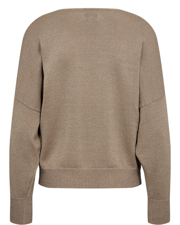 Numph Milray Jumper Taupe Gray