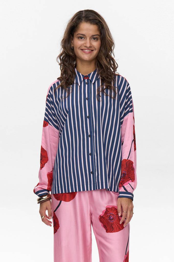 Numph Joelle Orchid Smoke long Sleeved Shirt