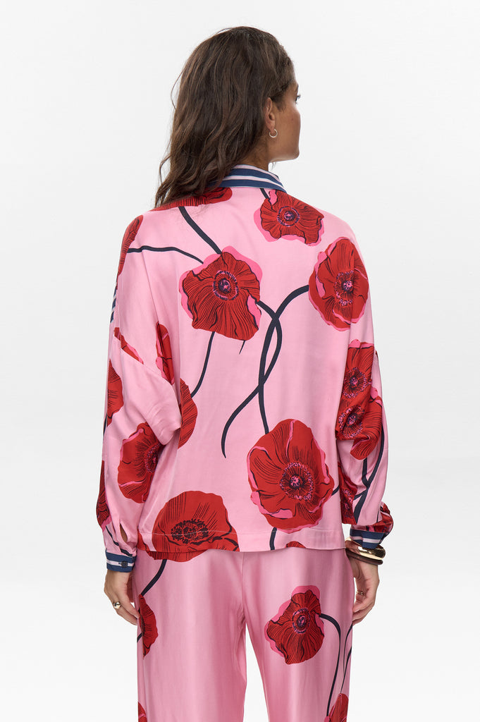 Numph Joelle Orchid Smoke long Sleeved Shirt