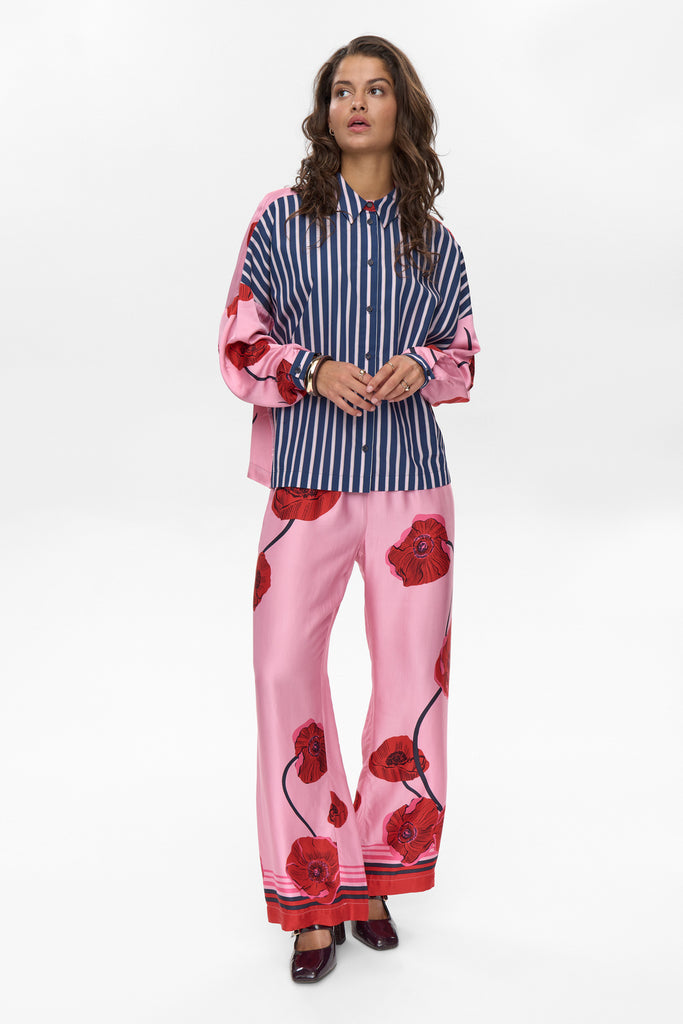 Numph Joelle Orchid Smoke long Sleeved Shirt