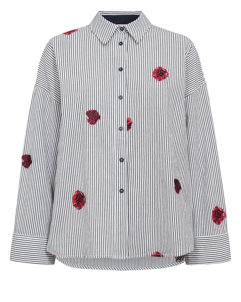 Numph Tillie long Sleeved Shirt Dark Sapphire