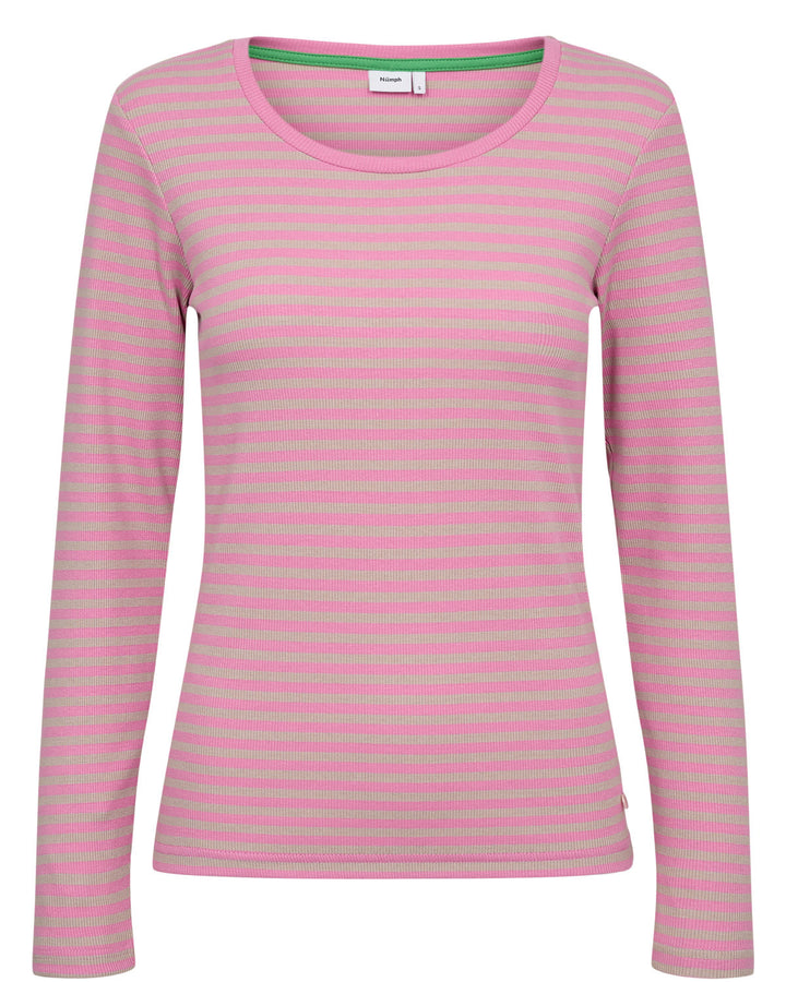 Numph NUMELANY Long Sleeved T-shirt - Fuchsia Pink