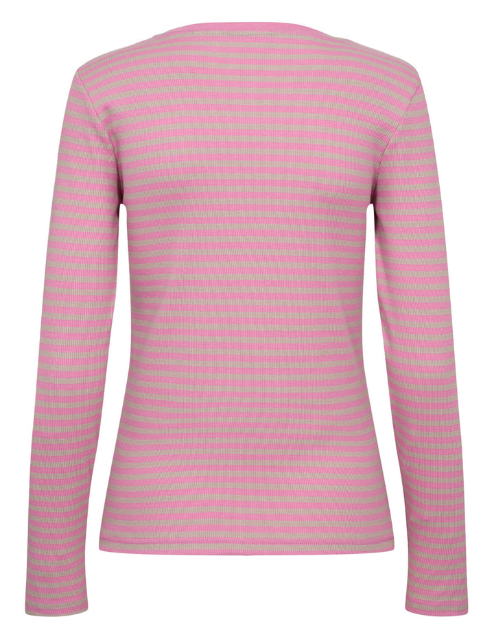 Numph NUMELANY Long Sleeved T-shirt - Fuchsia Pink