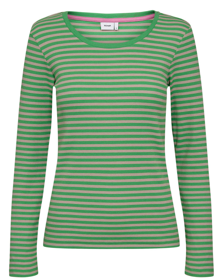 Numph NUMELANY Long Sleeved T-Shirt - Vibrant Green