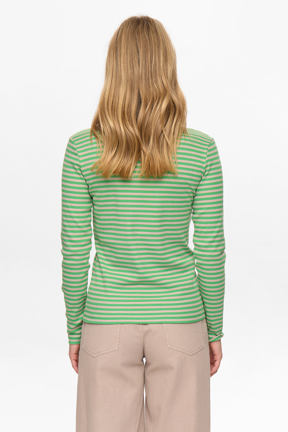 Numph NUMELANY Long Sleeved T-Shirt - Vibrant Green