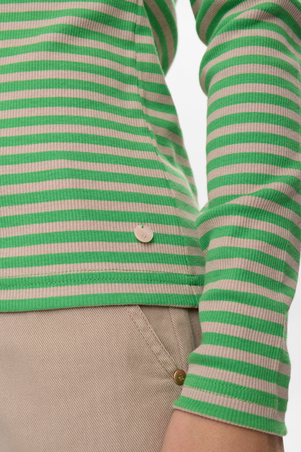 Numph NUMELANY Long Sleeved T-Shirt - Vibrant Green