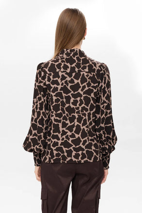 Numph Hana Shirt- Black Coffee