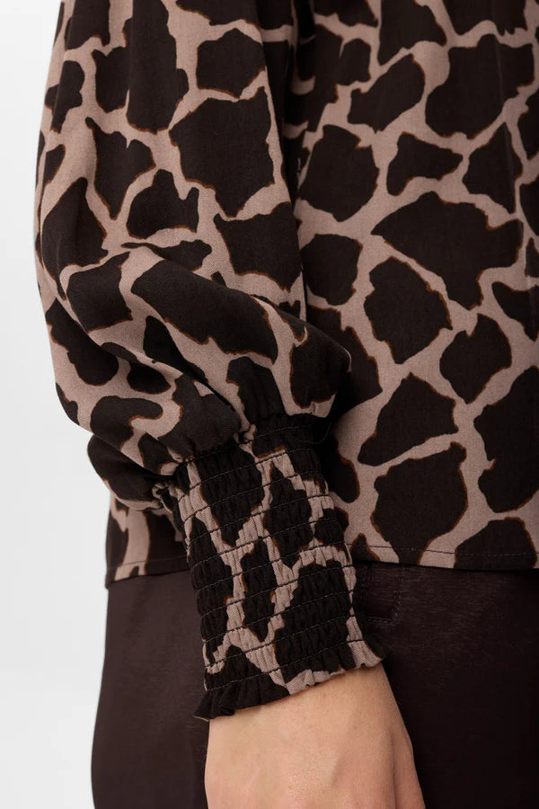 Numph Hana Shirt- Black Coffee