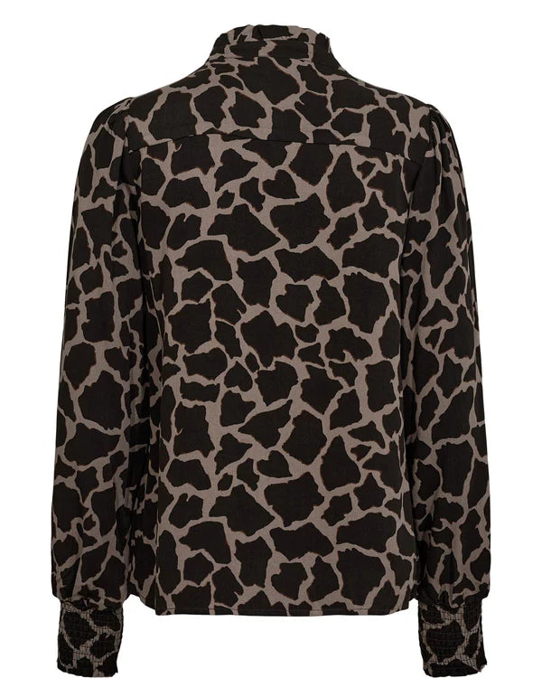 Numph Hana Shirt- Black Coffee