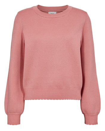 Numph Bir Solid Pullover 2696 Pink Lemonade