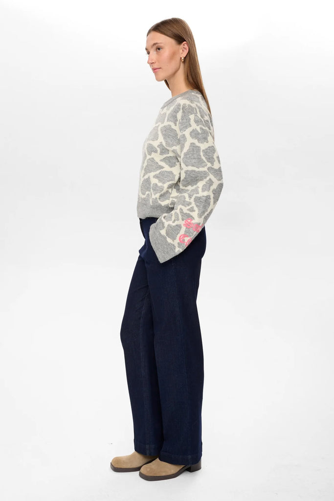 Numph Grif Pullover 0517 Medium Grey Mel